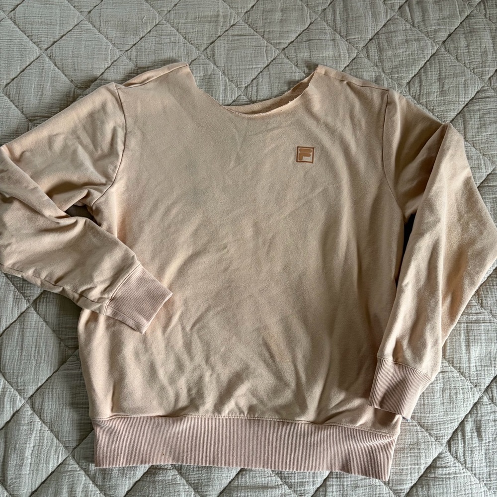 Fila Peach Sweatshirt with Logo
